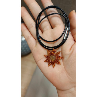 Vòng cổ Handmade bằng dây đồng đỏ
