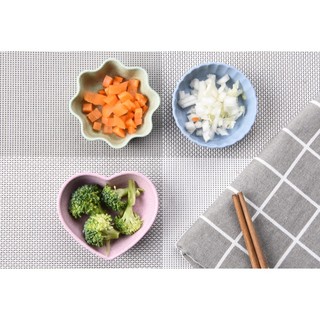 Đĩa Chấm Nhựa Lúa Mạch Nhiều Màu(Nhỏ)