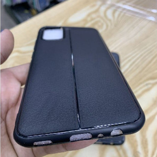 Ốp Samsung A12 , A02S dẻo đen kiểu da