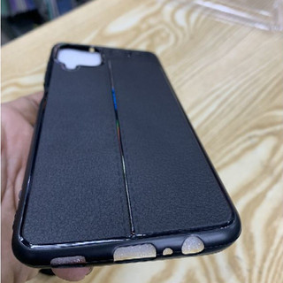 Ốp Samsung A12 , A02S dẻo đen kiểu da