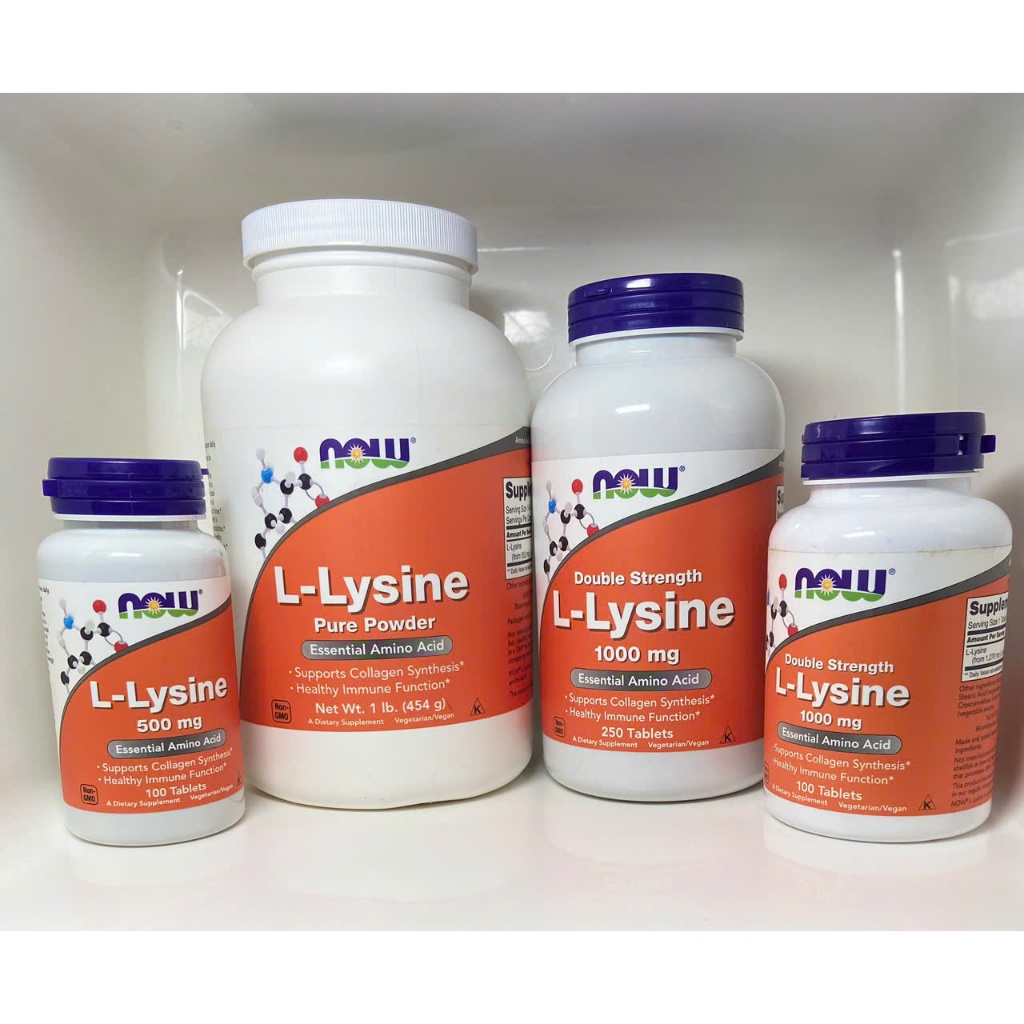 💊 L-Lysine 1000mg&500mg – Giúp da khỏe, hỗ trợ miễn dịch tối ưu