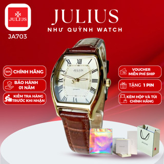 Đồng hồ nữ ja-703 julius hàn quốc size mặt 3,7 x 2,7cm mặt chữ nhật