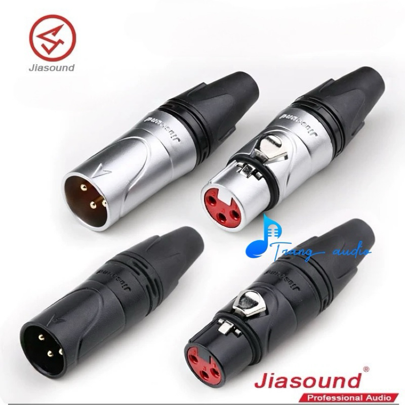 Jack XLR canon đực cái Jiasound(mã 009-010)