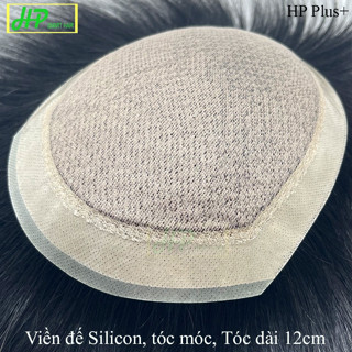 Tóc giả nam mái siêu da đầu HP SMART HAIR mã HP Plus+, tóc móc