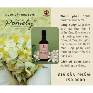 Nước Cất Hoa Bưởi Pomely 100ml (loại thường)