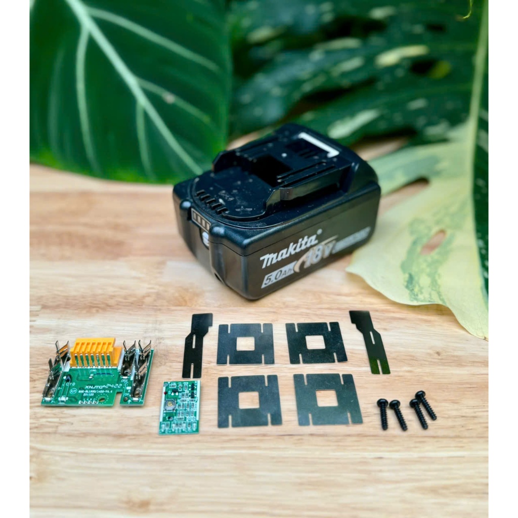 Vỏ mạch Makita nhận sạc zin 5S 2P 18V .