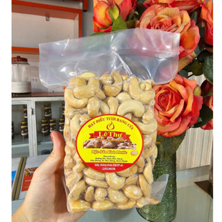  HẠT ĐIỀU RANG CỦI RANG MUỐI LÊ THƯ TÁCH VỎ LỤA 500GR HÚT CHÂN KHÔNG 