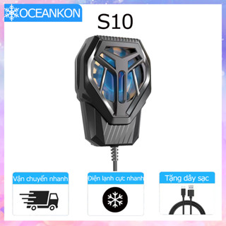 Quạt Tản Nhiệt Điện Thoại S10 - Làm Mát Siêu Tốc, Hỗ Trợ Sạc Nhanh, Thiết Kế Nhỏ Gọn