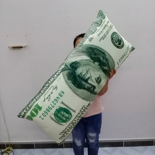 GỐI ÔM 3D ĐÔ LA (65cm)