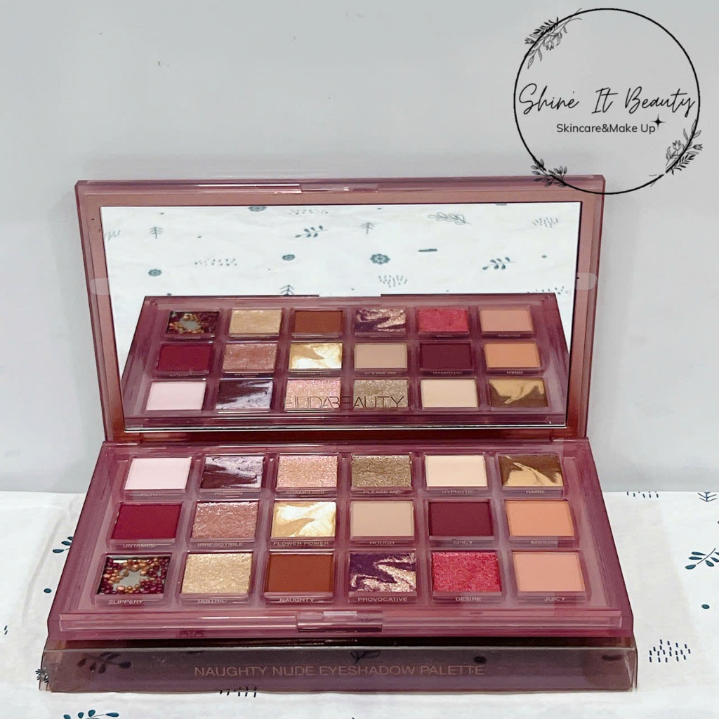 Bảng phấn mắt 18 ô màu Huda Beauty Naughty Nude Eyeshadow Palette