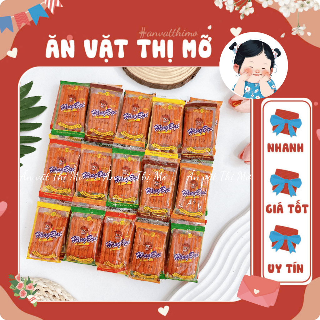 60 Gói Sườn Dê Hằng Đại, Dê Nướng Que Cay Cay, Đồ Ăn Vặt Tuổi Thơ