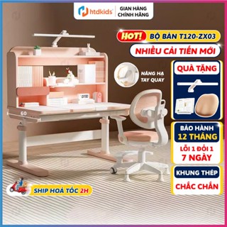 Bàn học cho bé HTDkids T100 + T200 ( Mặt bàn rộng 100CM và 120CM ). Đa chức năng phù hợp cho trẻ tiểu học đến trung học