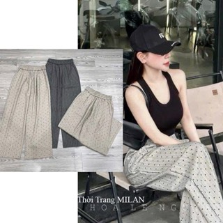  Quần Ống Suông Nữ Cạp Chun Co Giãn Nữ Đi Biển Ở Nhà Tiệc Học Công Sở Màu Ghi Be Hình Trái Tim Chất Vải Gold Xịn Cao Cấp 