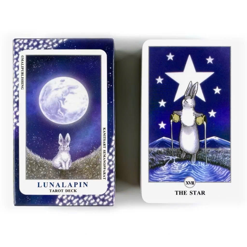 Bộ Tarot Lunalapin tarot. Bói bài tarot thỏ Lunalapin Rabbit Tarot Deck Cards
