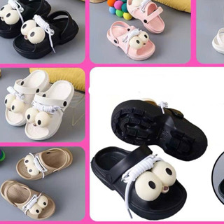 Dép cross mắt to cho bé trai bé gái từ 3 đến 10 tuổi chất liệu nhựa eva siêu êm nhẹ