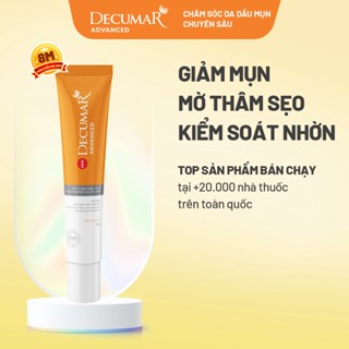 Gel chấm ngừa mụn và thâm Nano Decumar Advanced 20g, thẩm thấu nhanh không kích ứng, hiệu quả tối ưu
