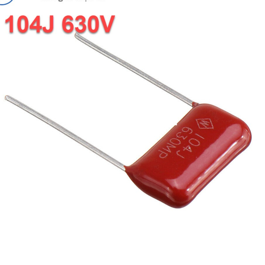 Túi 20 cái 104 630VTỤ ĐỎ 104J 630V  0.1UF - CF6