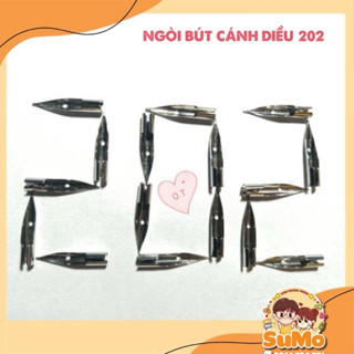 Ngòi thay bút học sinh Cánh Diều 202, 106,107 (có thể lắp cá mập, mặt cười thầy Ánh)