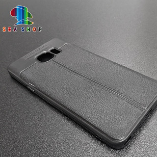 Ốp lưng Samsung J3 2015, J5 2016, J7 2017, J7 Pro nhựa dẻo - Vân da - Sang Trọng - Kính Full Màn 9D