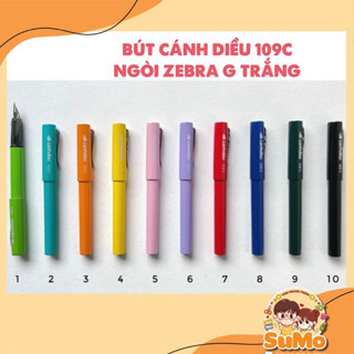 Bút lá tre Cánh Diều 109C (ngòi G trắng, thân nhôm)