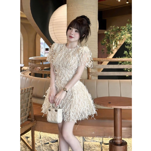 Váy nữ cao cấp váy nữ dự tiệc váy lông nhím tặng kèm quần loại 1 chất đẹp có lớp lót bên trong váy phồng xoè đẹp | BigBuy360 - bigbuy360.vn