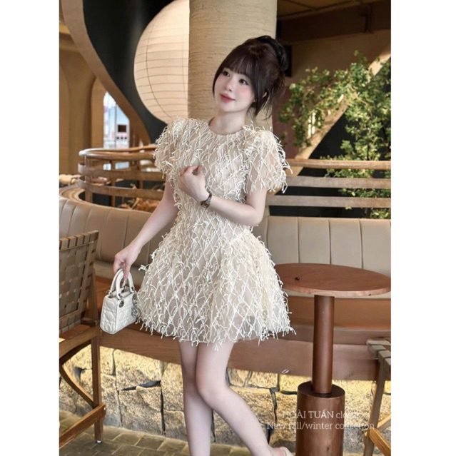 Váy nữ cao cấp váy nữ dự tiệc váy lông nhím tặng kèm quần loại 1 chất đẹp có lớp lót bên trong váy phồng xoè đẹp | BigBuy360 - bigbuy360.vn