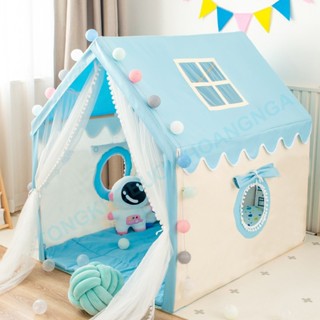 [HỎA TỐC] Lều trẻ em, lều lâu đài bé trai bé gái, lều ngủ cho bé có rèm che, khung INOX (hoặc nhựa abs), vải dù cao cấp