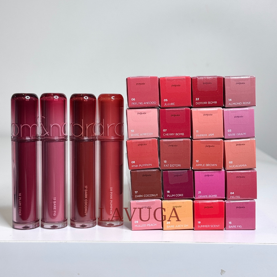 Son bóng Juicy lasting tint bao gồm The juicy và juicy