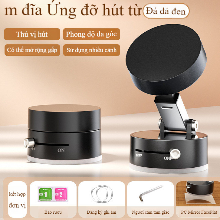 Giá đỡ điện thoại ô tô từ tính hút chân không siêu dính [ Hàng Tốt ]