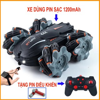 Ô tô điều khiển từ xa 🚔 điều khiển siệu nhạy pin cực trâu sạc - đồ chơi điều khiển từ xa xoay tròn