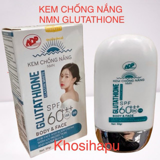  Kem chống nắng NMN Glutathione Elastin White chống lại các tác hại với da giúp trắng khỏe giảm nám dưỡng ẩm trắng da 