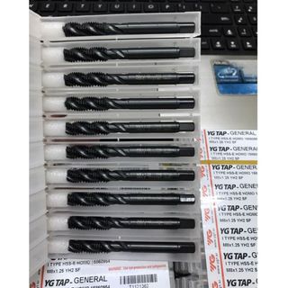 Mũi taro thẳng xoắn Y G, mũi tap thép inox, taro thép inox_CT049