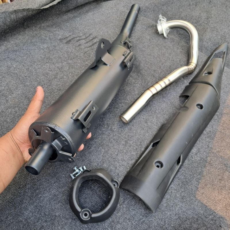 Pô EXCITER 150 MÓC PXL ĐÍT ZIN Nhỏ - Tặng Ốp Pô, Kèm Cổ Inox Tíc Ex150