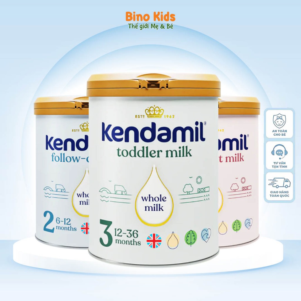 Bino Kids - Sữa Kendamil Classic Phát Triển Toàn Diện Cho Bé Sữa Hoàng Gia Anh