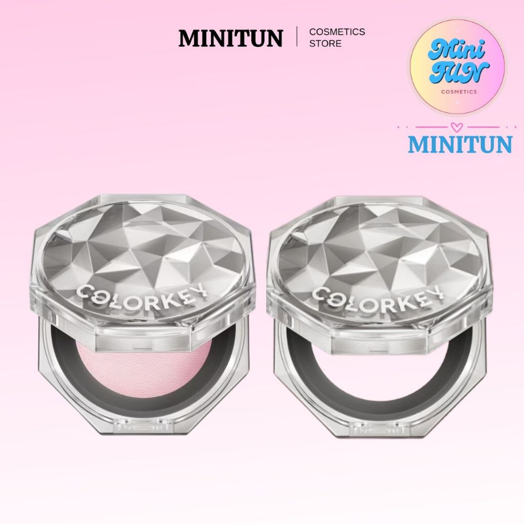 Phấn Phủ Dạng Bột ColorKey Kiềm Dầu, Lâu Trôi Siêu Mịn Giúp Lớp Trang Điểm Tự Nhiên 8g Minitun