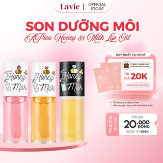 Son dưỡng môi A'Pieu Honey & Milk Lip Oil 5g chiết xuất từ mật ong và sữa giúp dưỡng ẩm môi sâu