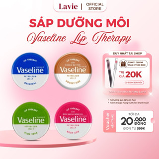  Sáp dưỡng môi Vaseline Lip Therapy 20g hộp thiếc bản UK hỗ trợ làm hồng môi dưỡng ẩm môi hiệu quả 