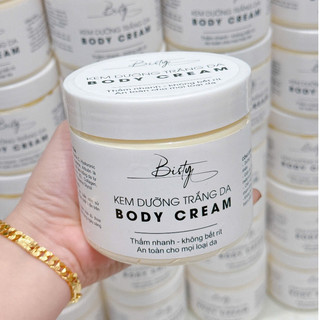 Kem Tẩy Body Trắng Nhanh Bisty (Hũ 450g)  - Kem thấm, Không Bết Rít, Không Lộ Vân Kem