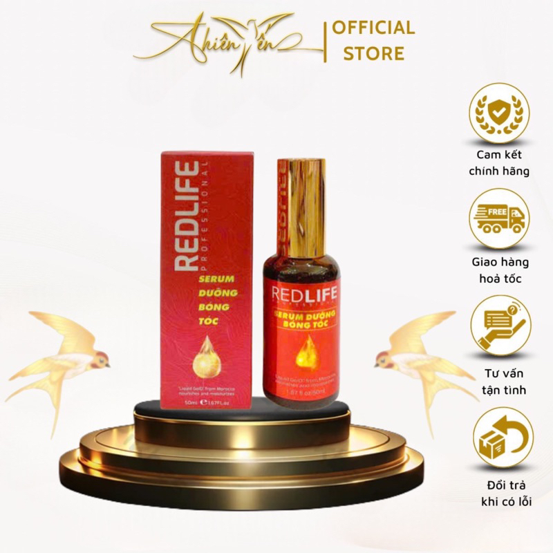 Serum Dưỡng Tóc Redlife Tinh Dầu Dưỡng Phục Hồi Giữ Nếp Tóc Xoăn REDLIFE 50ml - Phụ Liệu Tóc Thiên Y