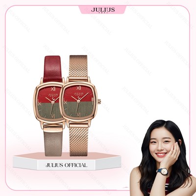 Đồng hồ nữ Julius JA-1240 dây da | Julius Official