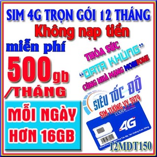 SIM 4G Mobifone 1 Năm - 12MDT50 | 6MDT150 | 12MDT150 | MDT350  - Data Khủng - Xài Cả Năm