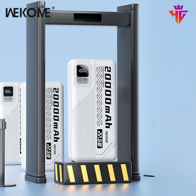 Sạc Dự Phòng WEKOME 20.000mAh Pin Dự Phòng Chính Hãng