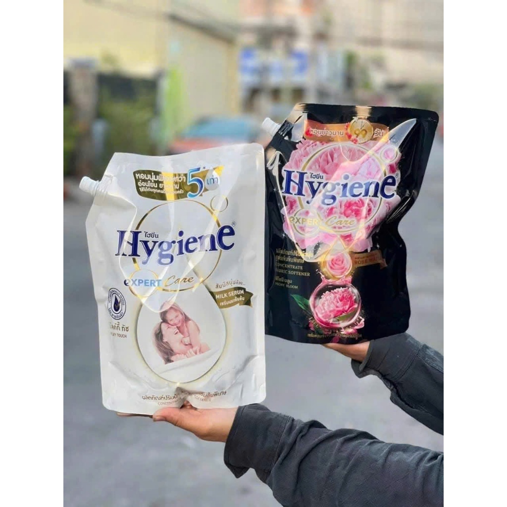 [Tặng 2 gói xả mini HYGIENE] Nước xả vải HYGIENE (1100ml/túi) đậm đặc, lưu hương lâu