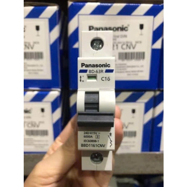 CB 1 TÉP APTOMAT 1PHA PANASONIC,CẦU DAO ĐIÊN PANASONIC 1PHA 16A,20A,25A,32A,40A   CHÍNH HÃNG
