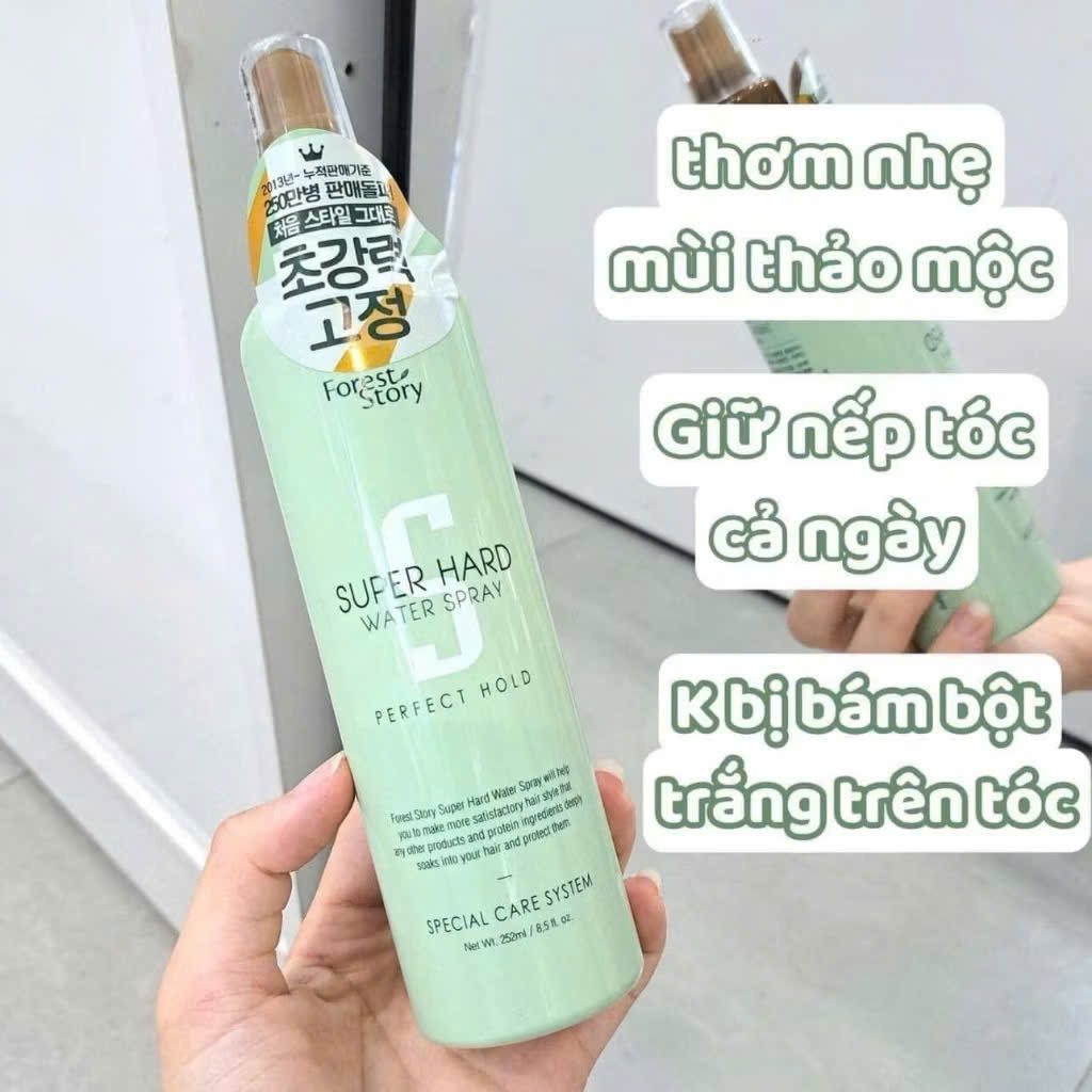 Xịt giữ nếp tóc Forest Story Super Hard Water Spray
