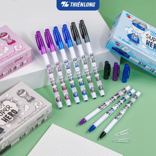   Hộp 20 cây  Bút Gel Nước Roader Thiên Long GEL-07 màu tím ngòi 0.5mm chính hãng 100% 