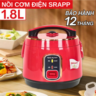 Nồi cơm điện SRAPP dung tích 1.2L-1.8L, nồi cơm thế hệ mới thiết kế sang trọng, chống dính cực tốt
