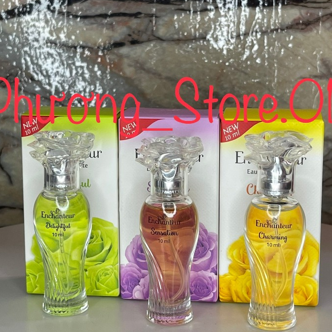 ( chính hãng 100% ) Nước Hoa Cao Cấp Enchanteur xanh lá, tím, vàng (10ml)