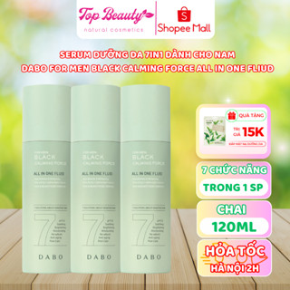 Tinh chất cho nam dưỡng trắng da cấp ẩm se khít lỗ chân lông DABO FOR MEN BLACK CALMING FORCE 120ml