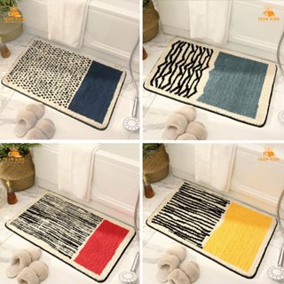 [CAO CẤP] Thảm chùi chân Lau chân Thấm hút nước Chống trơn trượt Chất liệu lông cừu mềm mịn trải sàn Nhà tắm Nhà bếp